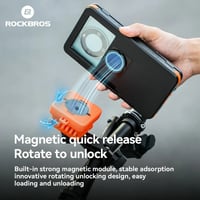 Rockbros Su Geçirmez Manyetik Hızlı Sökülebilir Bisiklet Telefon Tutucu