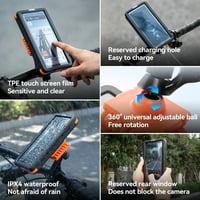 Rockbros Su Geçirmez Manyetik Hızlı Sökülebilir Bisiklet Telefon Tutucu