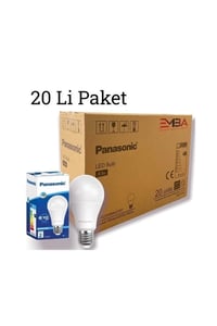 8.5 W - 60w 20 Adet Led Ampul E-27 Duy Beyaz Işık