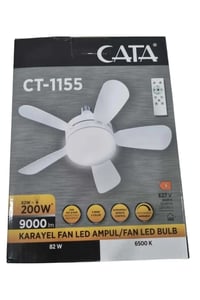 aydınlatma Karayel Fan Led 82w Kumandalı dimmerli Işıklı Vantilatör Ct-1155