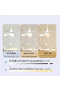 aydınlatma Karayel Fan Led 82w Kumandalı dimmerli Işıklı Vantilatör Ct-1155
