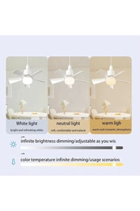 aydınlatma Karayel Fan Led 82w Kumandalı dimmerli Işıklı Vantilatör Ct-1155
