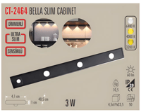 Cata CT-2464 10 Watt Ledli Bella Cabinet Usb Şarjlı Sensörlü Armatür 