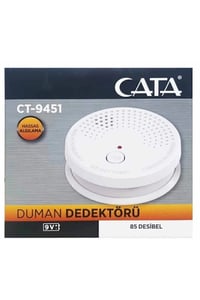 Duman Dedektörü - Kablosuz Yangın Alarm Sensörü (Pil Hariç)