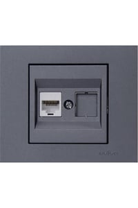 Grano Füme Tekli Data Prizi 1*rj45 Cat6 (İNTERNET PRİZİ)