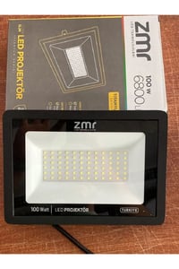 Led Projektör 100 Watt Ultra Slim Kasa 220V 6500K Beyaz Işık