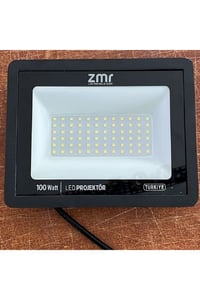 Led Projektör 100 Watt Ultra Slim Kasa 220V 6500K Beyaz Işık