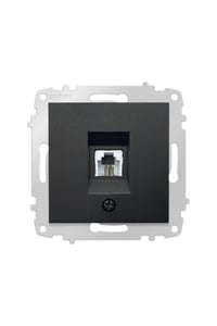 Ovivo Grano Siyah Numeris Telefon Prizi Çerçevesiz