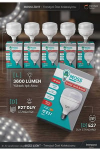 VİP AYDINLATMA / 40 WATT KRİSTAL TORCH AMPÜL 5 ADET