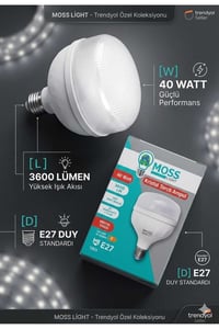 VİP AYDINLATMA / 40 WATT KRİSTAL TORCH AMPÜL 5 ADET