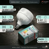 VİP AYDINLATMA / 40 WATT KRİSTAL TORCH AMPÜL