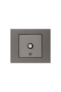VİP AYDINLATMA / OVİVO Grano Metallıc Tv Anten Prizi Antrasit