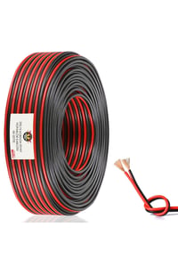 YILTECH Siyah Kordon 2x0.75mm 100 Metre Garantili Yüksek Kalite Cca Kablo Hoparlör Kablo Zayıf Akım