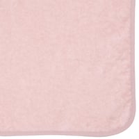 Baboo Fil Nakışlı Kapüşonlu Pembe Bebek Panço Havlu