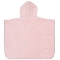 Baboo Fil Nakışlı Kapüşonlu Pembe Bebek Panço Havlu