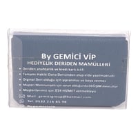 By Gemici VIP Dokulu Zarf Cüzdan Mavi