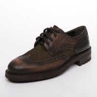 Giovane Gentile Brogue Detaylı Bağcıklı Klasik Ayakkabı Kahverengi