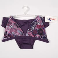 Ruko Desenli Bikini Takımı Mor