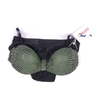 Ruko Geometrik Desenli Bikini Takımı Haki-Siyah