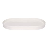 Tekbir Oval Porselen Sunum Tabağı 36,3 x 19 cm Beyaz