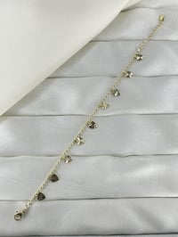 CMJEWELRY VİP Kararmaz KALPLİ Kadın Bileklik  Gold