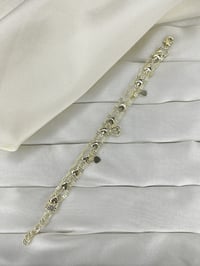 Fashion Jewelry Vip 3 Sıra Kalp Detaylı Kadın Bileklik Gold