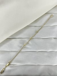 Fashion Jewelry Vip Kelebek Detaylı Zirkon Taşlı Su Yolu Kadın Bileklik Gold