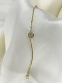 Fashion Jewelry Vip Zirkon Taşlı Su Yolu Kadın Bileklik Gold