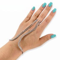 Fashion Jewelry Vip Zirkon Taşlı Su Yolu Kadın Şahmeran Gümüş