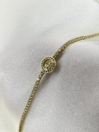 Fashion Jewelry Vip Zirkon Taşlı Su Yolu Kadın Bileklik Gold