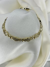 XUPİNG 14K Çelik/Paslanmaz Kadın Bileklik  Gold