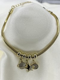 XUPİNG Charme Detaylı Paslanmaz/Çelik Kadın Bileklik Gold