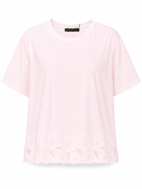 ÇİÇEK APLİKELİ T-SHIRT