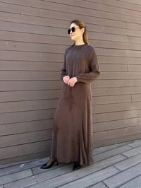 Almarwah Black 303829 Kahverengi Elbise