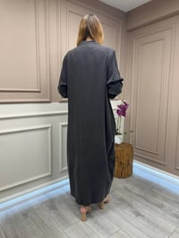 Almarwah Black 50933 Acı Kahve Fermuar Detaylı Kap (Büyük Beden)