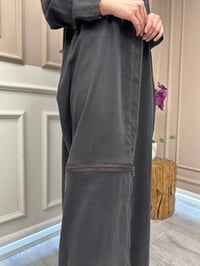 Almarwah Black 50933 Acı Kahve Fermuar Detaylı Kap (Büyük Beden)
