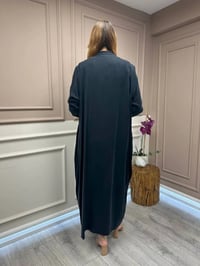 Almarwah Black 50933 Siyah Fermuar Detaylı Kap (Büyük Beden)