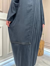 Almarwah Black 50933 Siyah Fermuar Detaylı Kap (Büyük Beden)