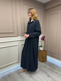 Almarwah Black 50933 Siyah Fermuar Detaylı Kap (Büyük Beden)