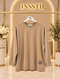 Ceremony 26K172 Camel Logo Detaylı Sweat