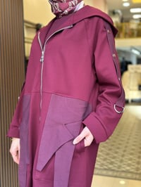 Ceremony 26K818 Bordo Fermuarlı Kap