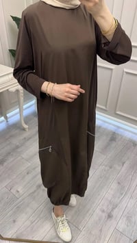 Ceremony 26Y727 Kahve Altı Büzgülü Elbise