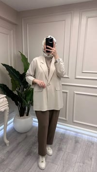Ceremony 26Y878 Taş Tensel Lycell Blazer Ceket