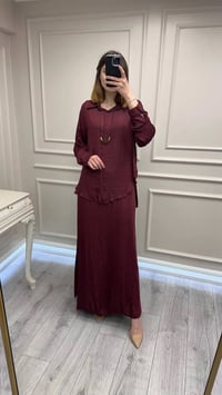 Ceremony 26Y904 Bordo Ceketli Elbise