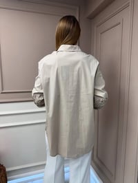 Ceremony 5173 Bej Aplike Detaylı Tunik
