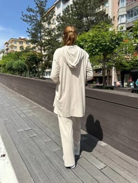 Ceremony 5932 Bej Bambu Pantolonlu İkili Takım