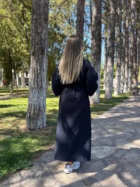 Ceremony 6840 Lacivert Dantel Detaylı Kap