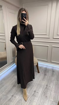 Clande CL250310009 Kahve Elbise