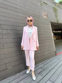 Cloche CL3379 Pembe Traphy Ceketli Takım