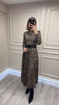 Exquise E25K05171005 Çok Renkli Aspyn Elbise